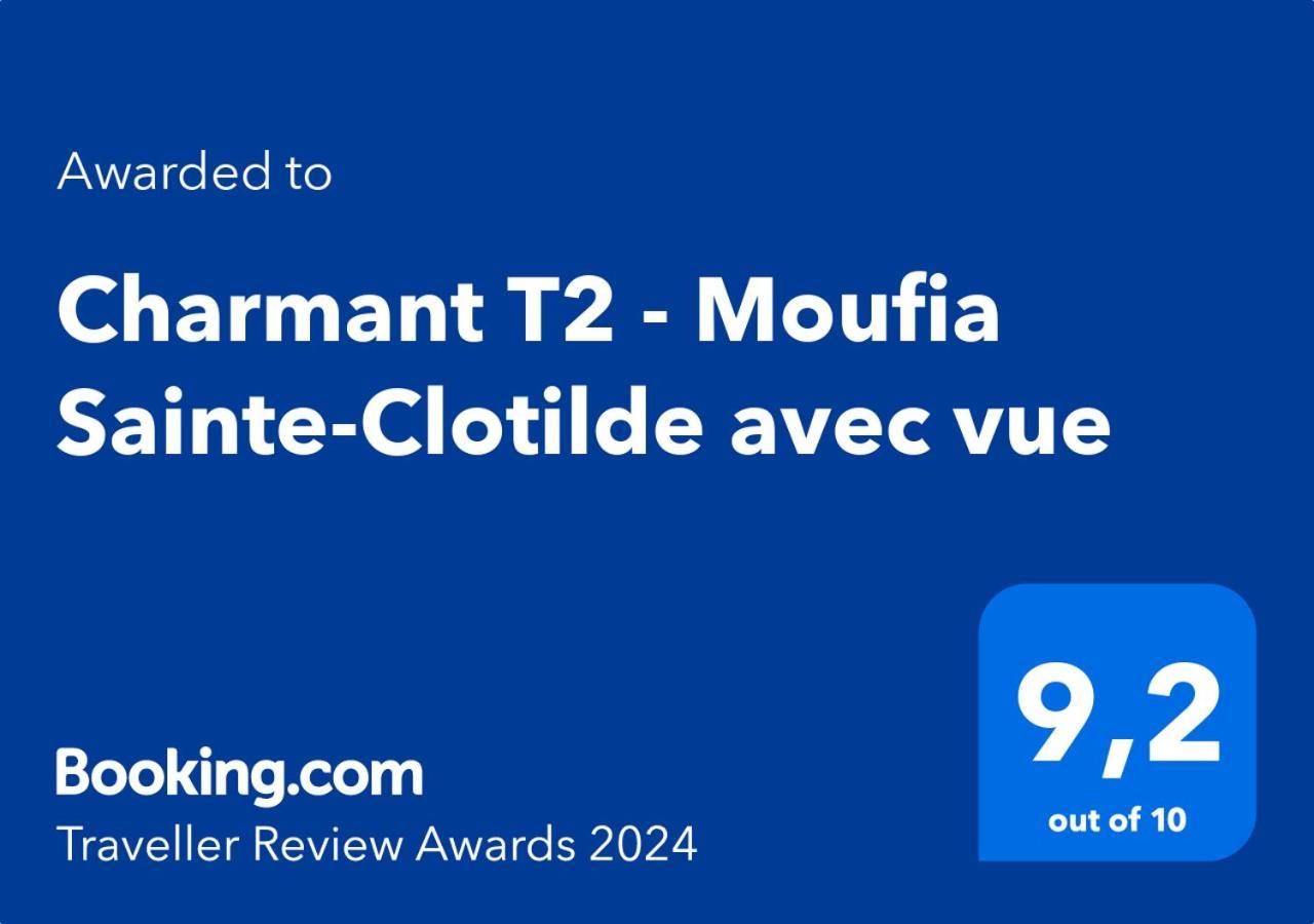 Charmant T2 - Moufia Sainte-Clotilde Vue Mer & Montagne Exterior photo
